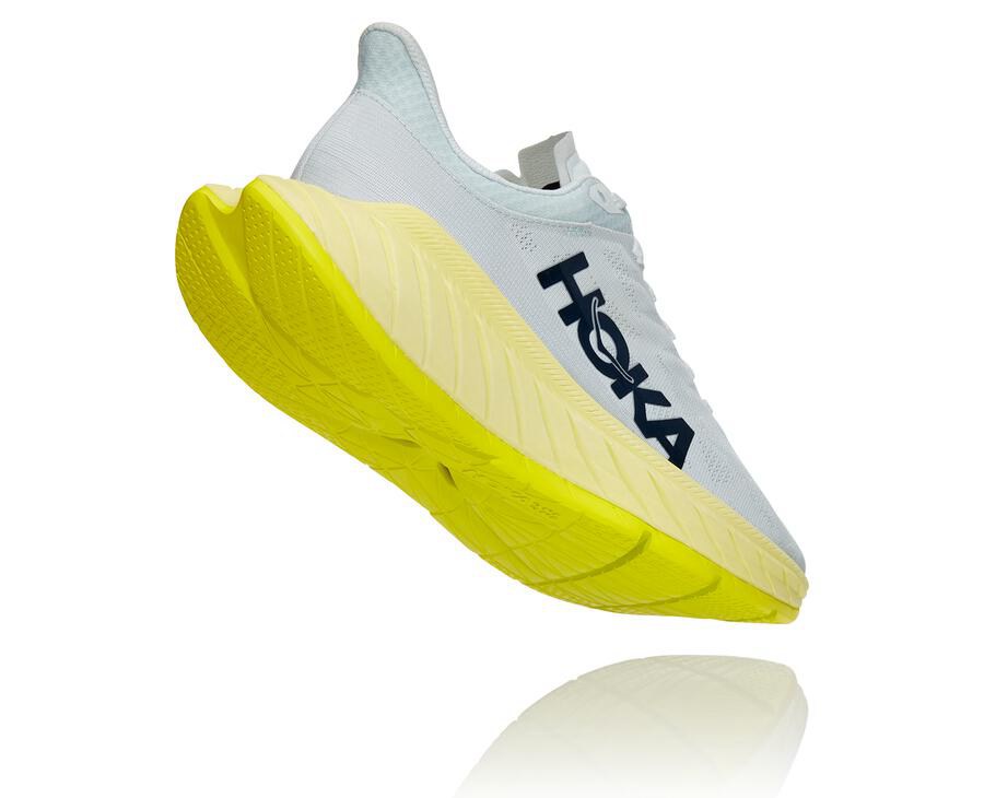 Hoka Australia One One Carbon X 2 - Womens Running Shoes White - VBTDY-8237